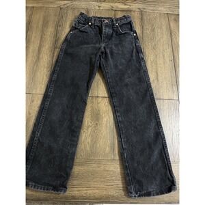 WRANGLER Boys 5 pocket classic black Jeans Size 10 Reg  VINTAGE 13MWKBBK
